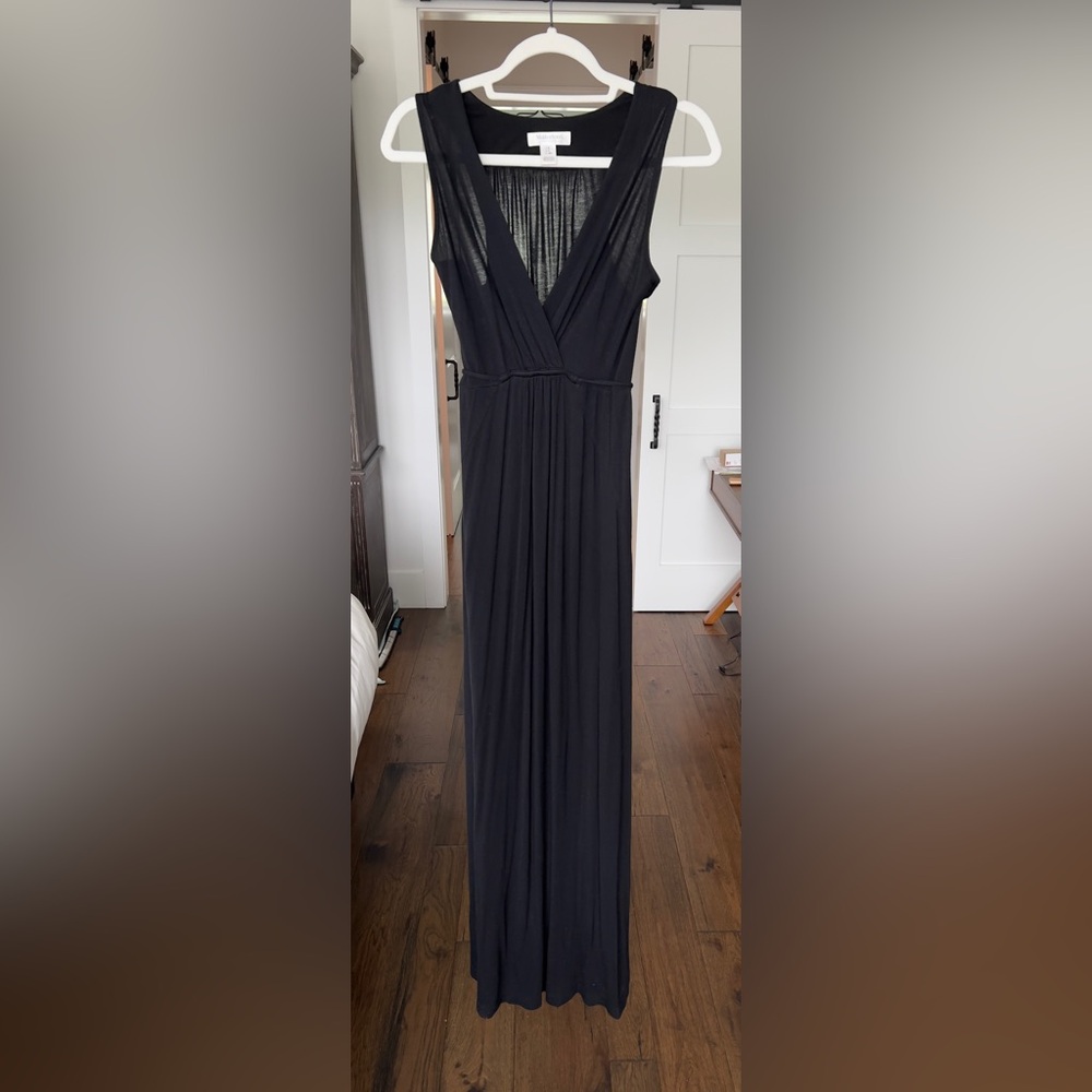 Motherhood Maternity Black Maxi Dress Size Small